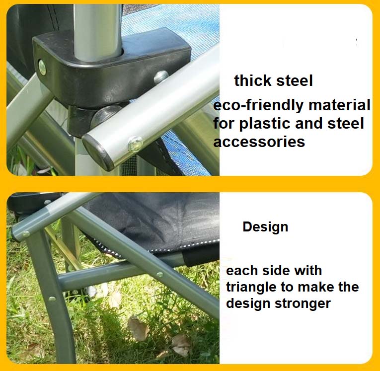material details of camping chair