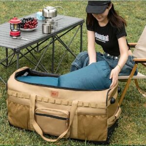 Large capacity tote camping storage bag